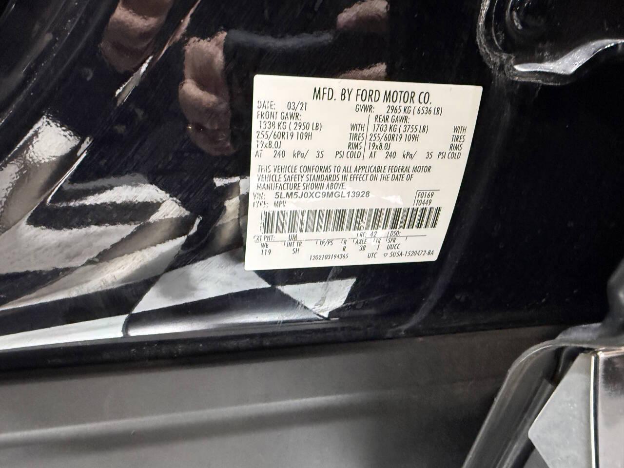 2021 Lincoln Aviator 196