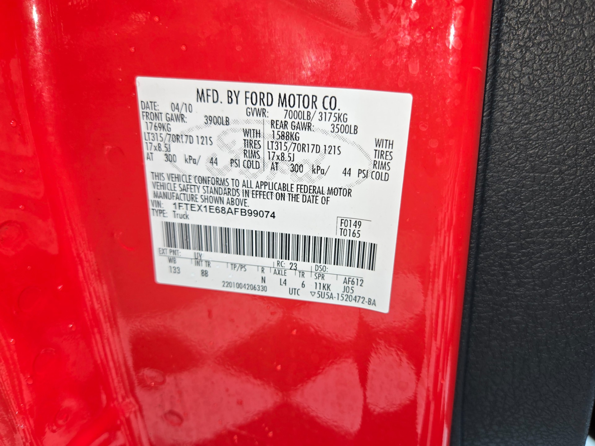 2010 Ford F-150 88