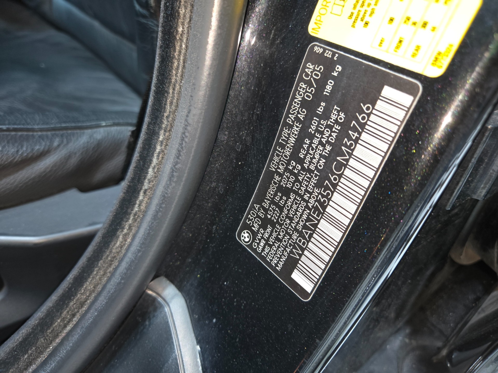 2006 BMW 5 Series 65