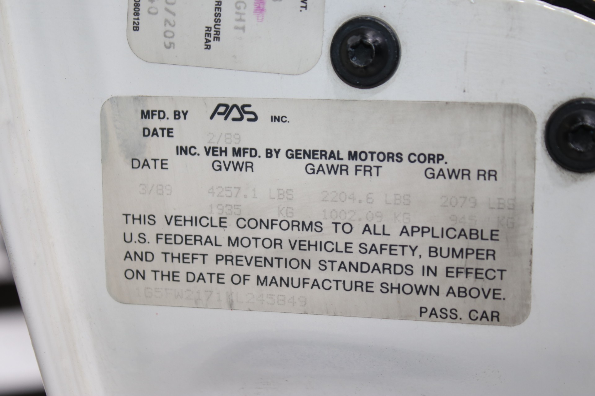 1989 Pontiac Firebird 74