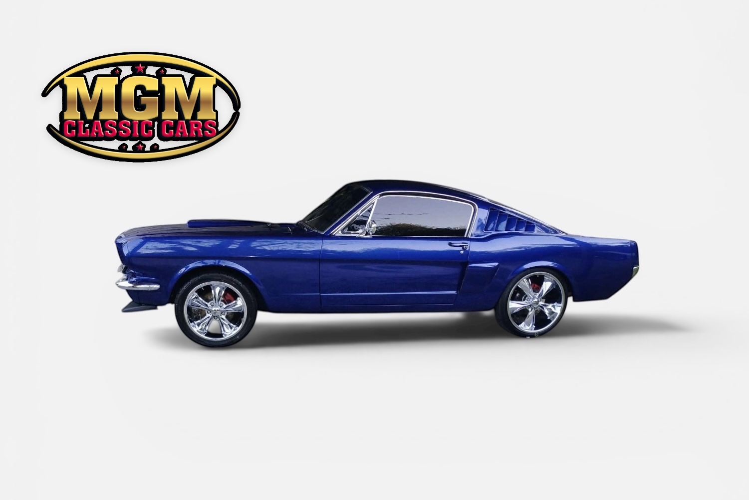 Blue 1965 Ford Mustang Coupe 5-Speed Manual