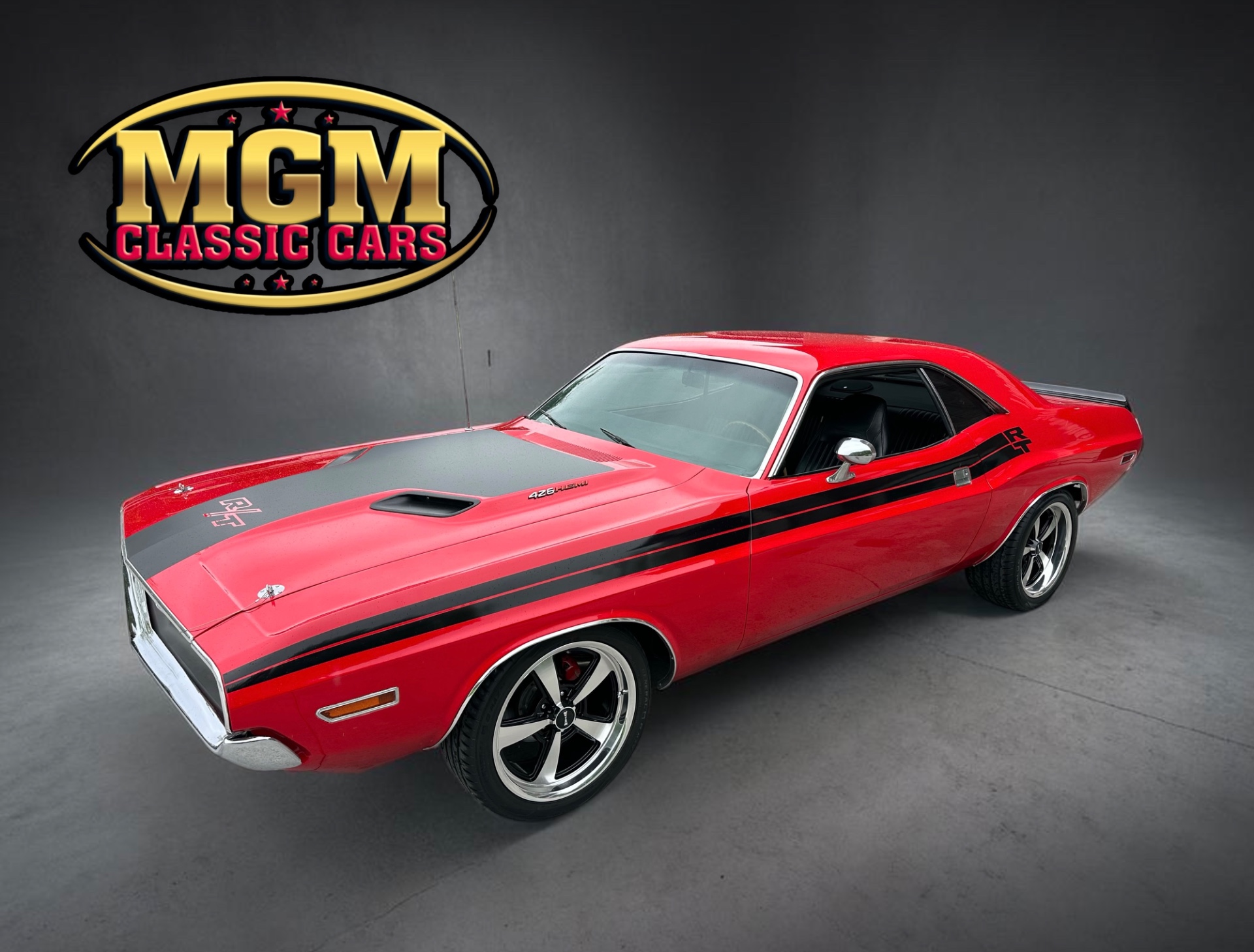Red 1971 Dodge Challenger Coupe 3-Speed Automatic