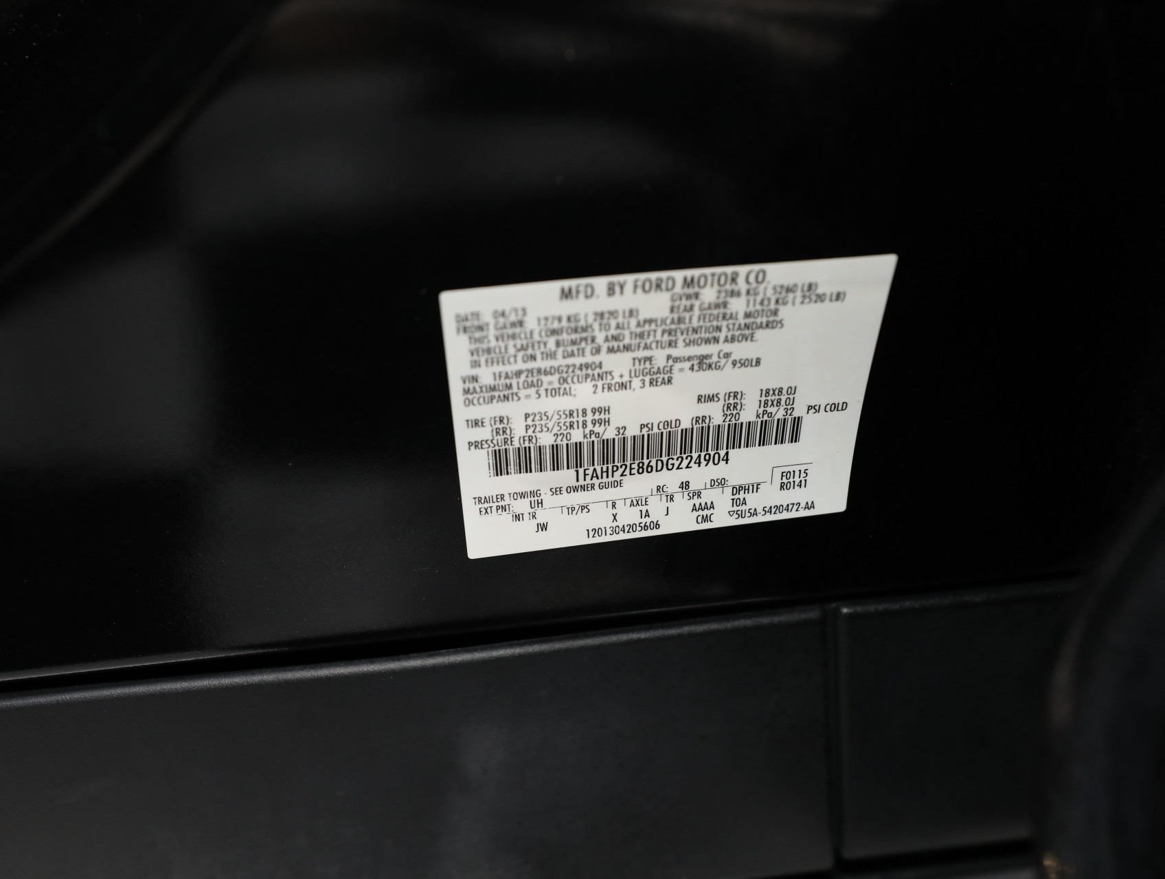 2013 Ford Taurus 56