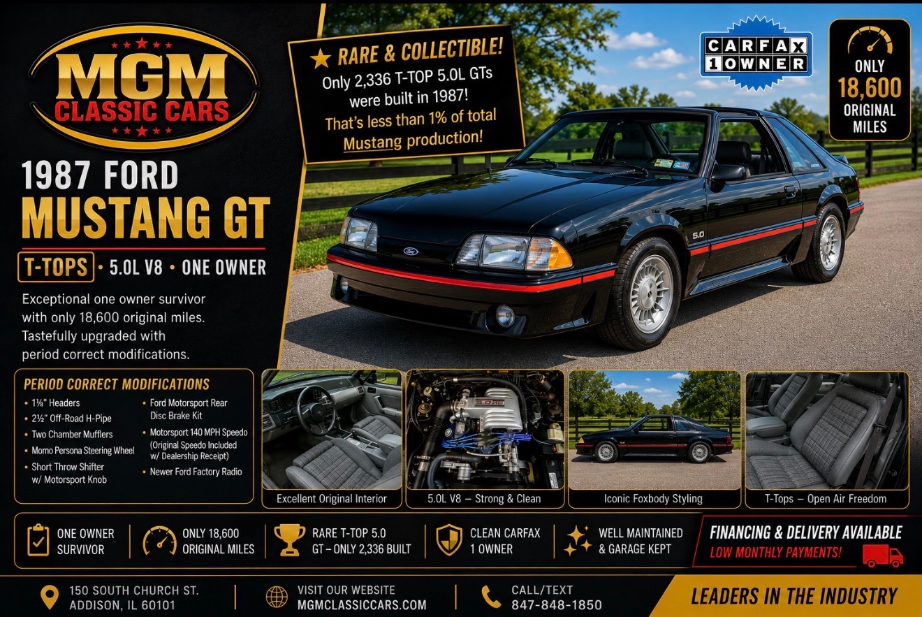 1987 Ford Mustang 1