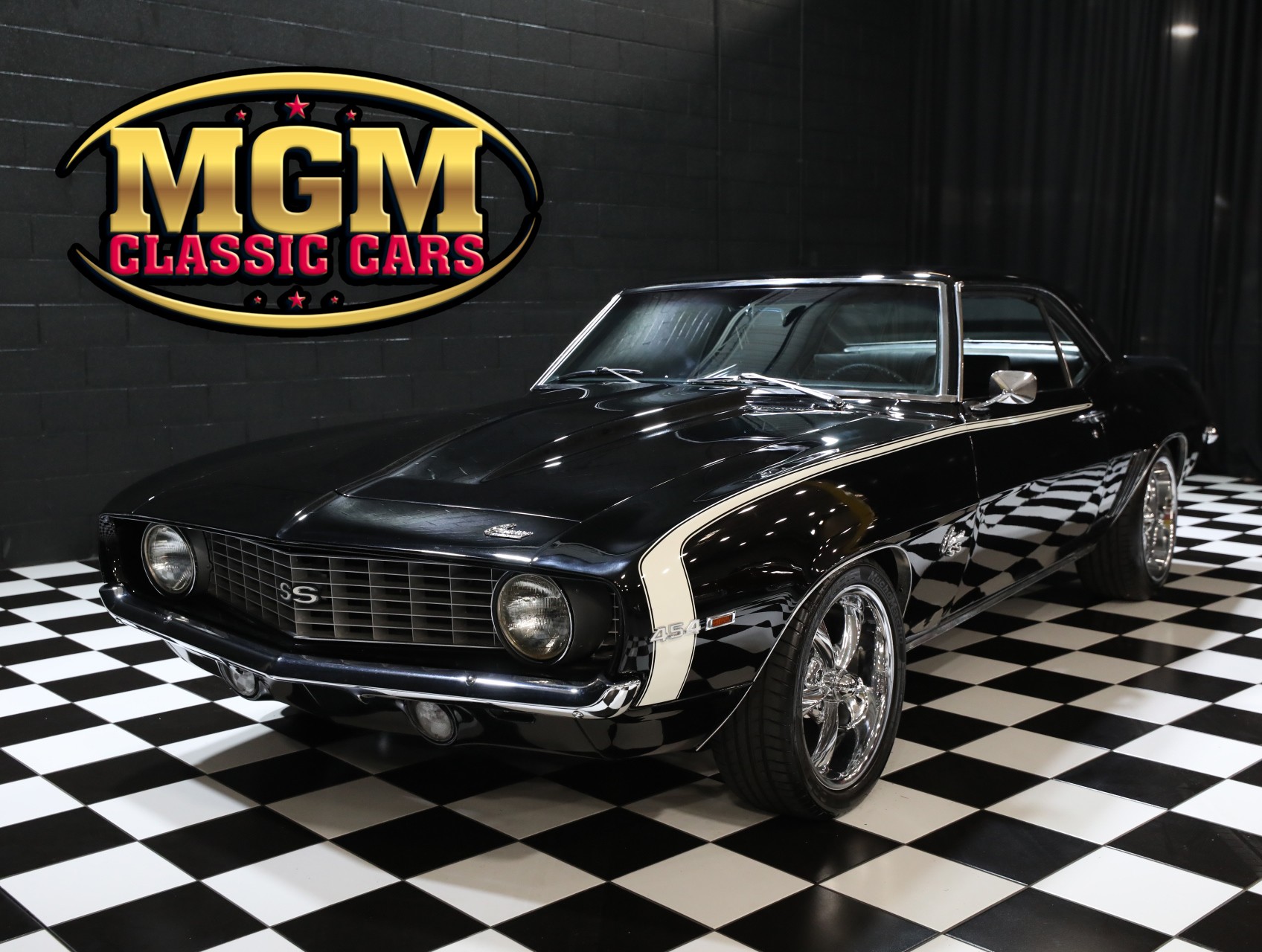 Black 1969 Chevrolet Camaro Coupe 3-Speed Automatic