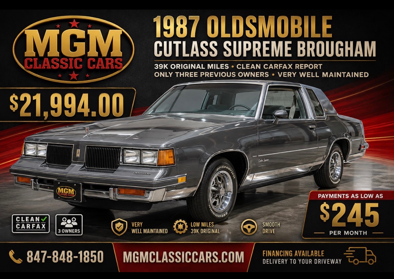 1987 Oldsmobile Cutlass Supreme 1