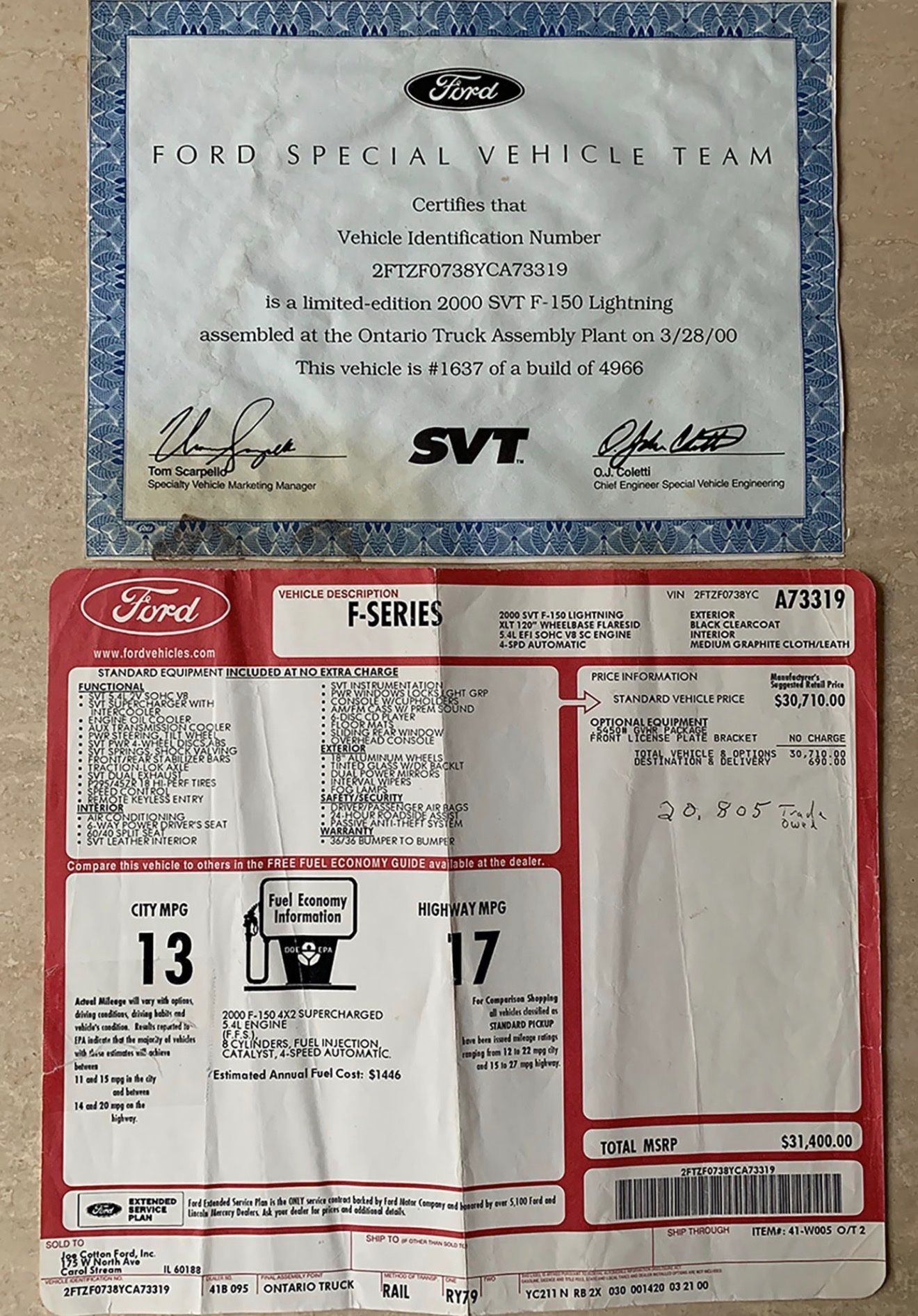 2000 Ford F-150 SVT Lightning 90