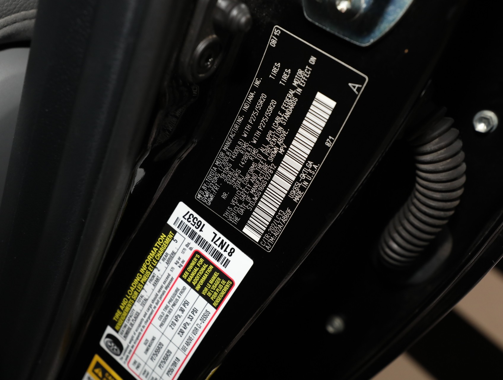 2016 Toyota Sequoia 76