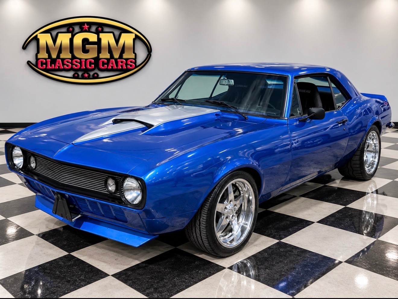 Blue-Metallic 1967 Chevrolet Camaro Coupe 6-Speed Manual