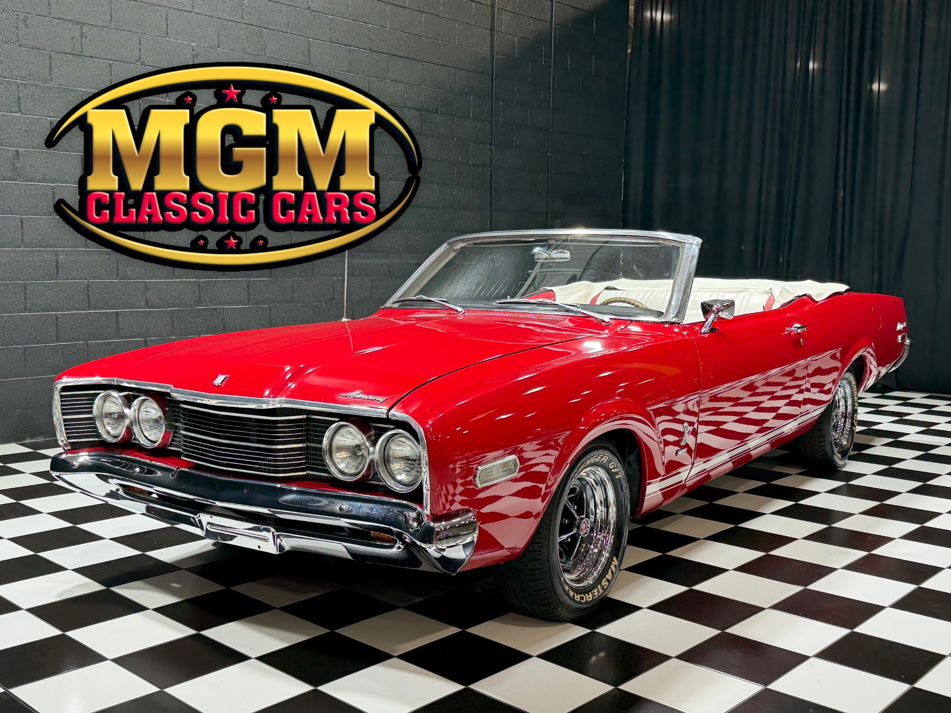 Red 1968 Mercury Montego Sedan 3-Speed Automatic