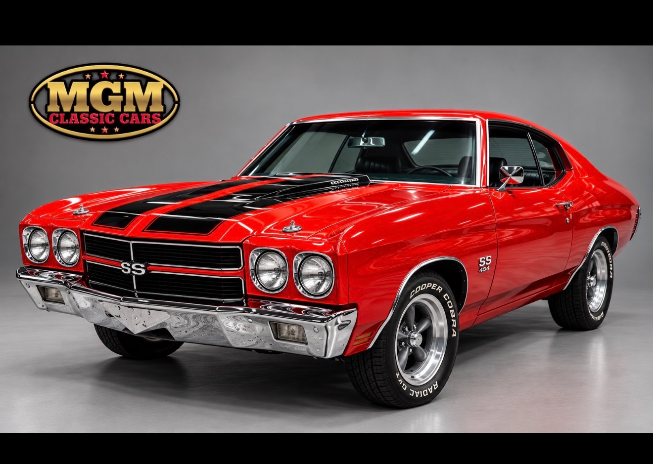 Red 1970 Chevrolet Chevelle Coupe 4-Speed Manual